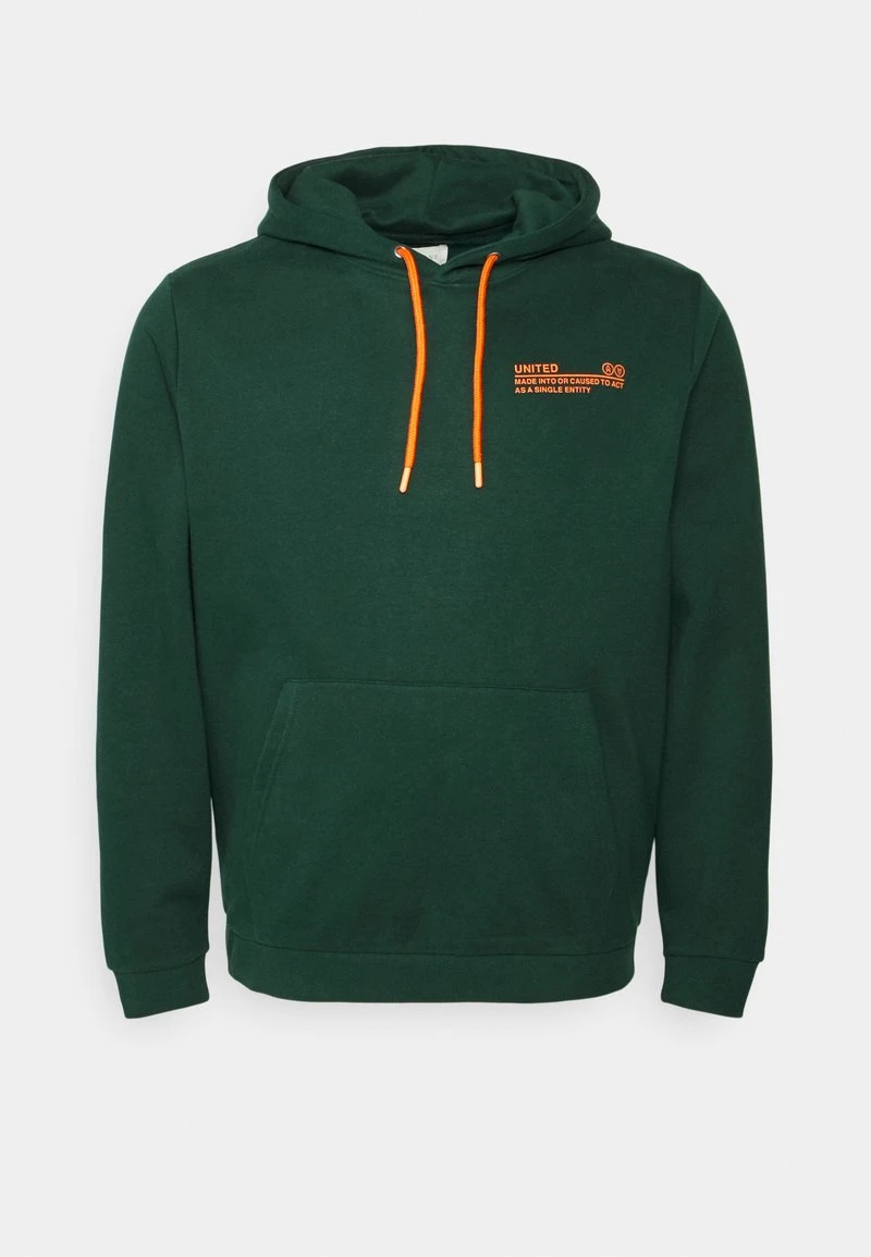 Pier One Uomo Felpa Con Cappuccio - Dark Green 3 Pier One Uomo Felpa Con Cappuccio - Dark Green