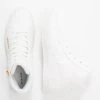 Pier One UNISEX - Sneakers Alte - White/gold-coloured -Offerta Economica Pier One 67af628f71ca47948e264373d52db82c