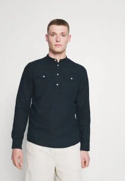 Pier One Uomo Camicia - Dark Blue