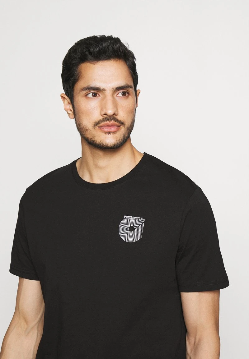 Pier One Uomo T-shirt Con Stampa - Black 6 Pier One Uomo T-shirt Con Stampa - Black - immagine 4