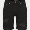 Pier One Uomo Shorts Di Jeans - Black -Offerta Economica Pier One 6a5f776f052149fab21c0f7a06b3f55c