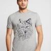 Pier One Uomo T-shirt Con Stampa - Mottled Grey -Offerta Economica Pier One 6b2a5d35469c4e41b5b31108b481ad55