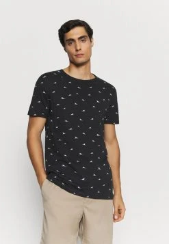 Pier One Uomo T-shirt Con Stampa - Black