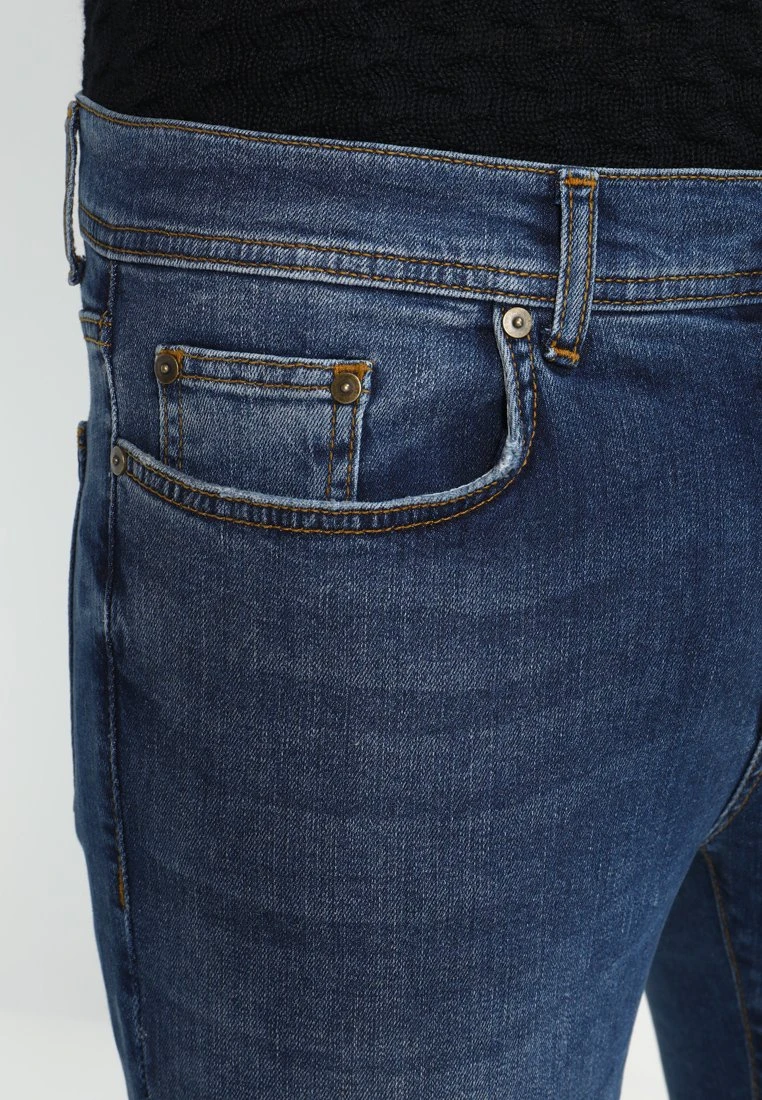 Pier One Uomo Jeans Slim Fit - Mid Blue Denim 6 Pier One Uomo Jeans Slim Fit - Mid Blue Denim - immagine 4