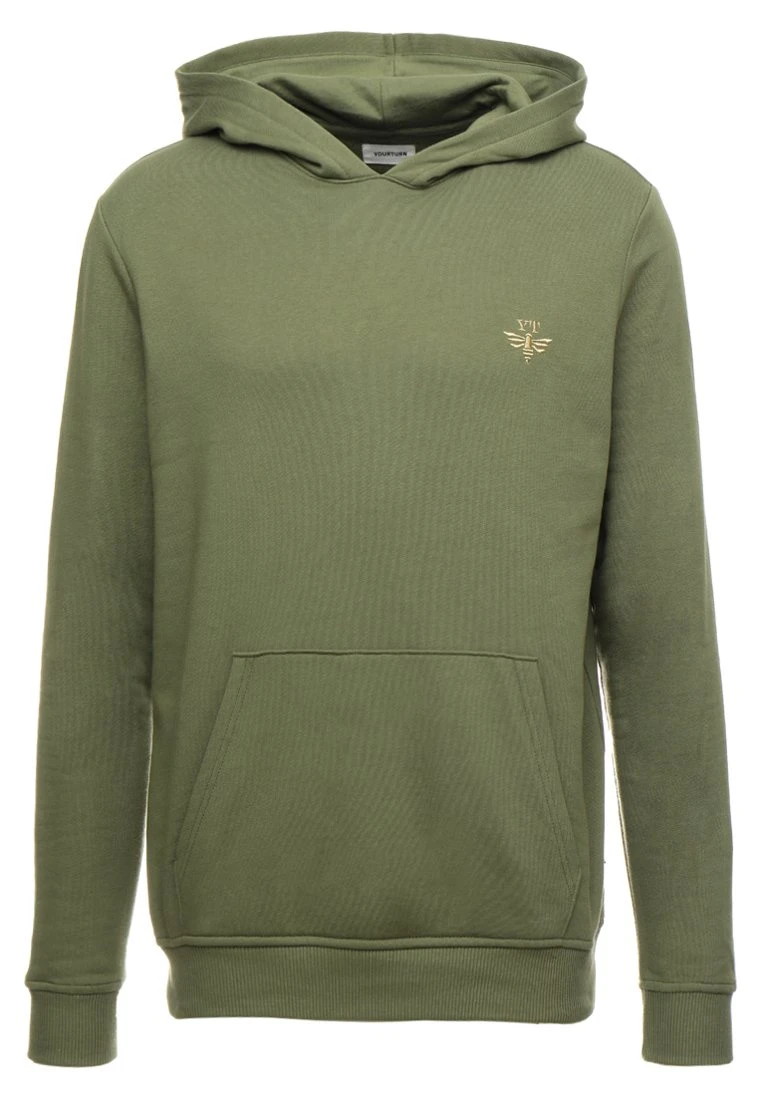 Pier One Uomo Felpa Con Cappuccio - Khaki 7 Pier One Uomo Felpa Con Cappuccio - Khaki - immagine 5