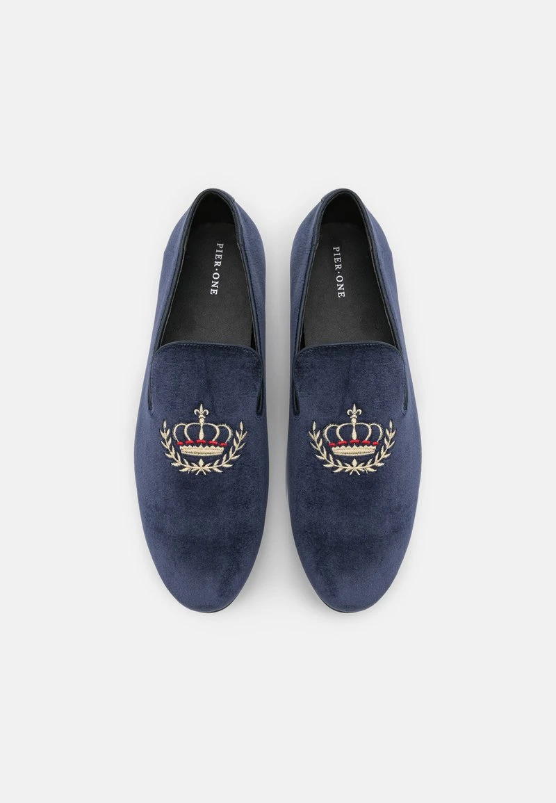 Pier One Uomo Scarpe Senza Lacci - Blue 6 Pier One Uomo Scarpe Senza Lacci - Blue - immagine 4