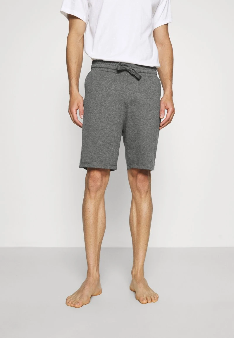 Pier One Uomo LOUNGE STRIPED SHORTS - Pantaloni Del Pigiama - Mottled Dark Grey/mottled Grey 3 Pier One Uomo LOUNGE STRIPED SHORTS - Pantaloni Del Pigiama - Mottled Dark Grey/mottled Grey