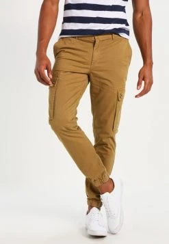 Pier One Uomo Pantaloni Cargo - Camel