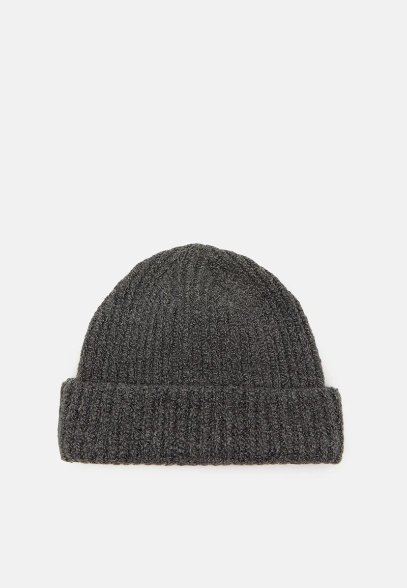 Pier One SHORT MICRO BEANIE UNISEX - Berretto - Grey 3 Pier One SHORT MICRO BEANIE UNISEX - Berretto - Grey