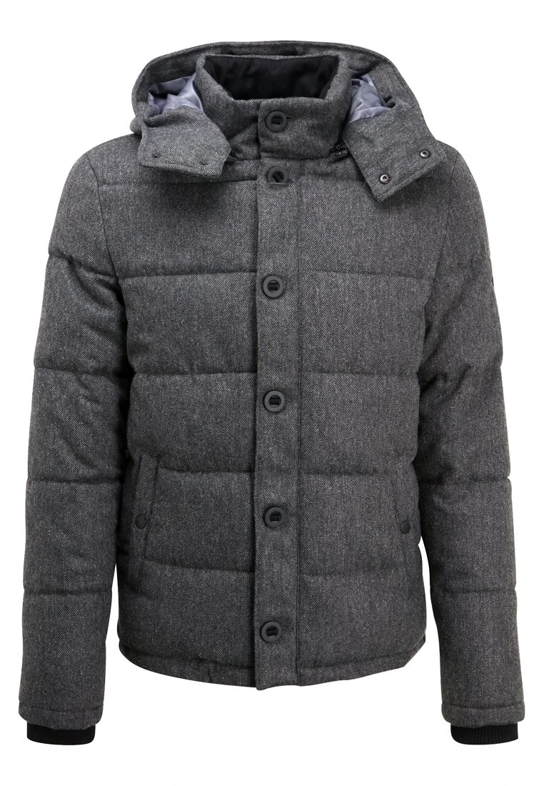 Pier One Uomo HOODED - Giacca Invernale - Grey Melange 9 Pier One Uomo HOODED - Giacca Invernale - Grey Melange - immagine 7