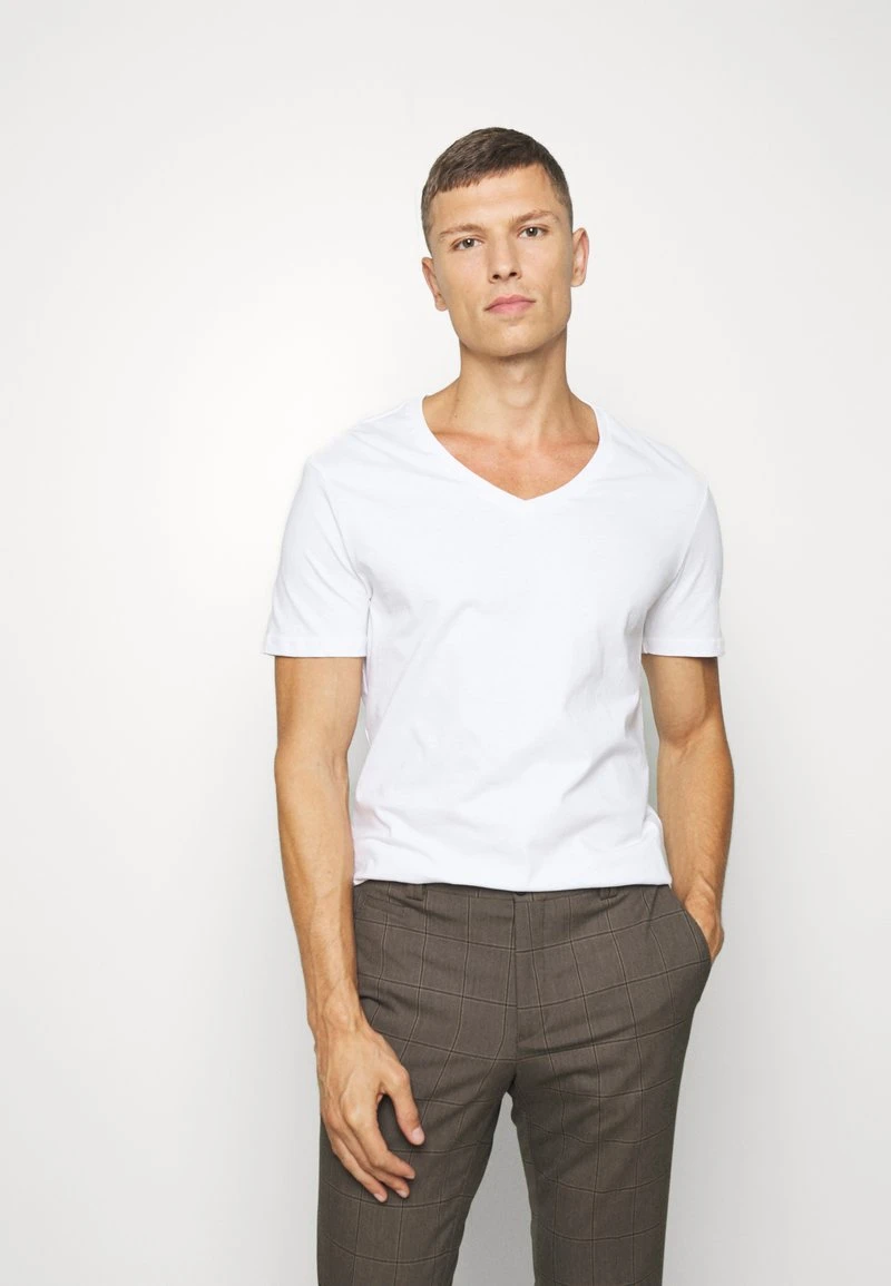 Pier One Uomo 2 PACK - T-shirt Basic - White 4 Pier One Uomo 2 PACK - T-shirt Basic - White - immagine 2