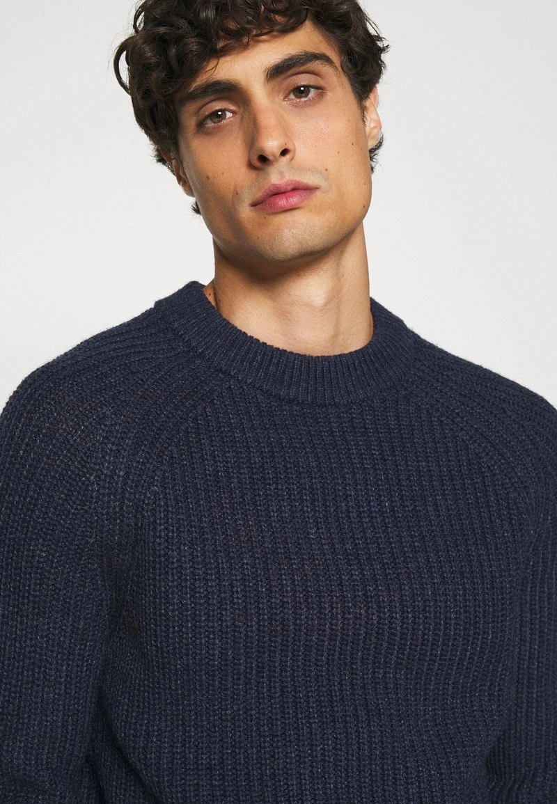 Pier One Uomo CHUNKY MOCKNECK JUMPER - Maglione - Dark Blue 6 Pier One Uomo CHUNKY MOCKNECK JUMPER - Maglione - Dark Blue - immagine 4