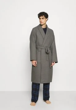 Pier One Uomo Accappatoio - Dark Grey