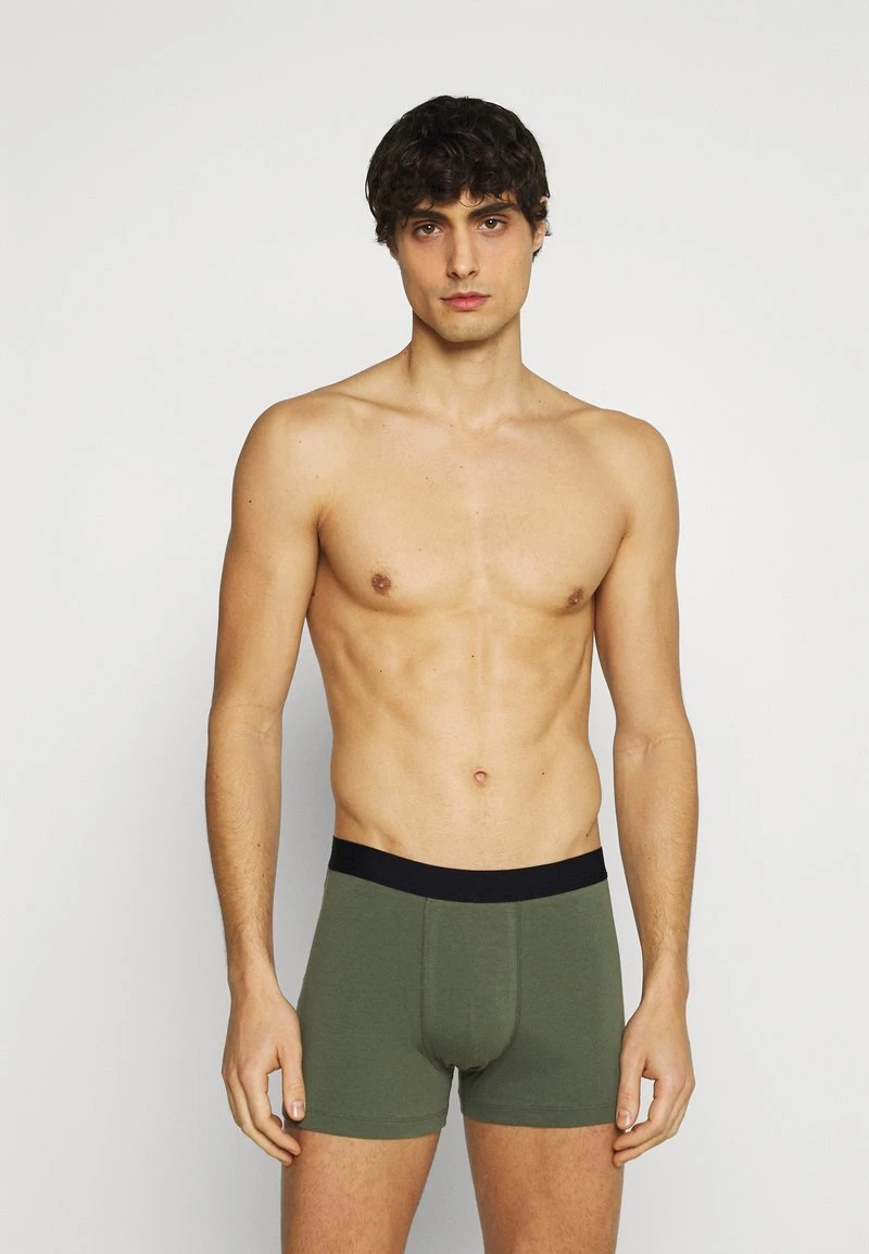 Pier One Uomo 5 PACK - Culotte - Black/khaki/mottled Grey 4 Pier One Uomo 5 PACK - Culotte - Black/khaki/mottled Grey - immagine 2