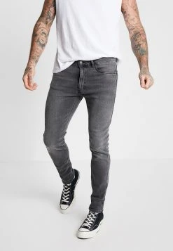 Pier One Uomo Jeans Skinny Fit - Grey Denim