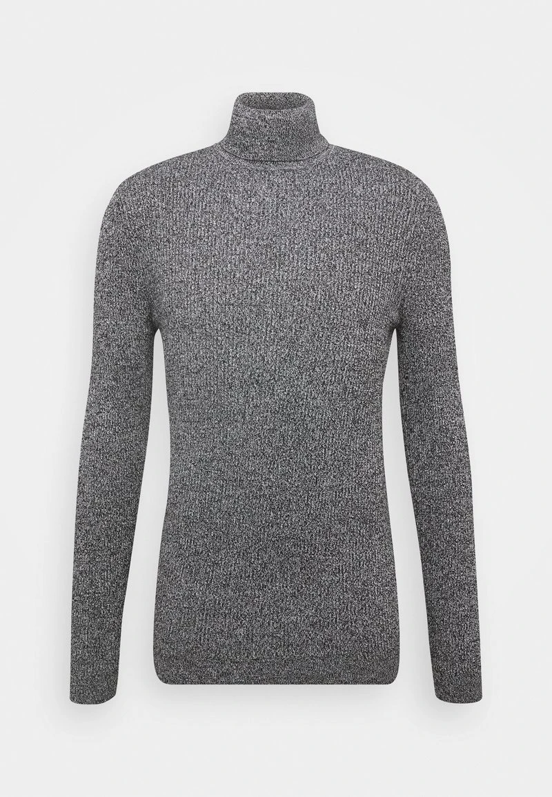 Pier One Uomo MUSCLE FIT TURTLE - Maglione - Mottled Grey 7 Pier One Uomo MUSCLE FIT TURTLE - Maglione - Mottled Grey - immagine 5