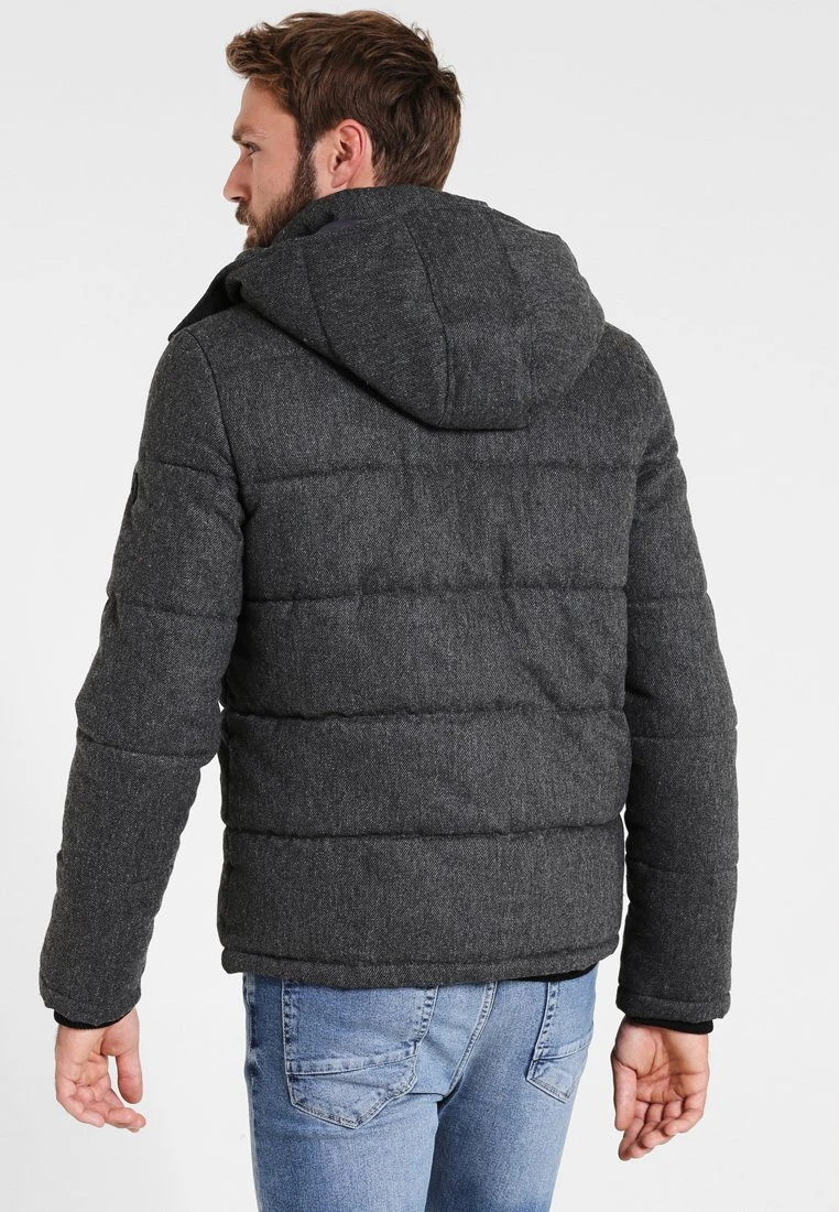 Pier One Uomo HOODED - Giacca Invernale - Grey Melange 5 Pier One Uomo HOODED - Giacca Invernale - Grey Melange - immagine 3