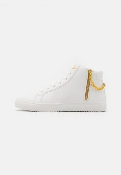 Pier One UNISEX - Sneakers Alte - White/gold-coloured