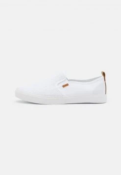 Pier One UNISEX - Scarpe Senza Lacci - White