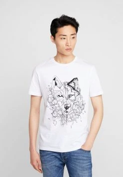 Pier One Uomo T-shirt Con Stampa - White