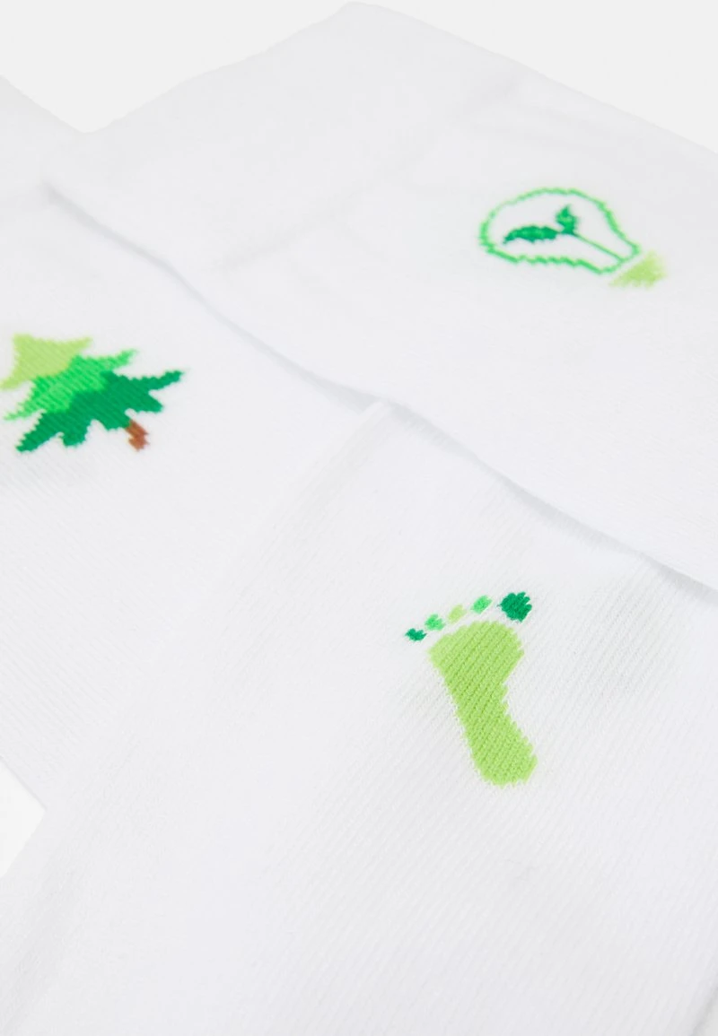 Pier One Uomo 5 PACK - Calze - White 4 Pier One Uomo 5 PACK - Calze - White - immagine 2