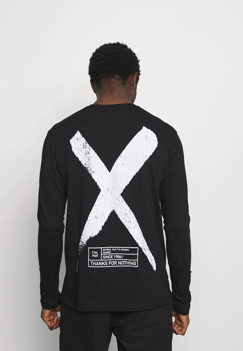 Pier One Uomo Maglietta A Manica Lunga - Black 5 Pier One Uomo Maglietta A Manica Lunga - Black - immagine 3