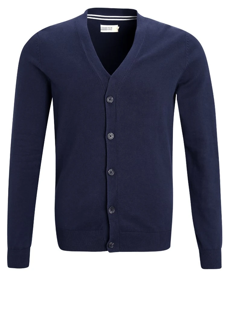 Pier One Uomo Cardigan - Dark Blue 7 Pier One Uomo Cardigan - Dark Blue - immagine 5
