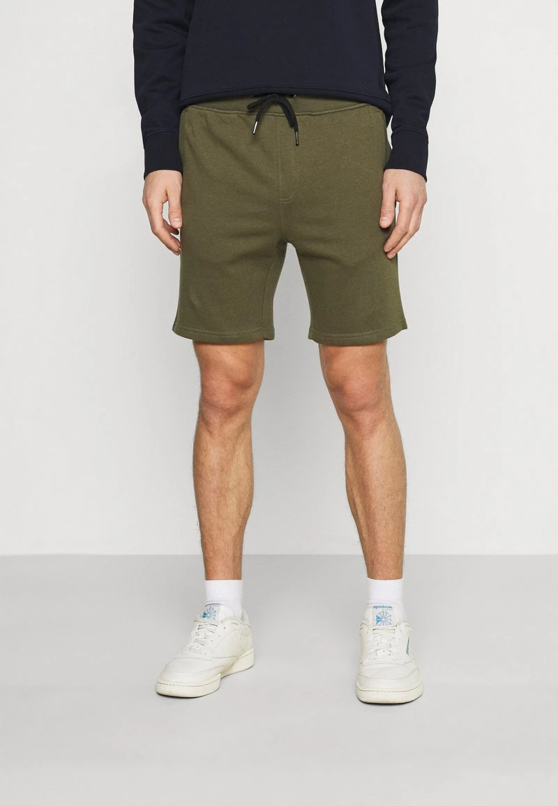 Pier One Uomo 2 PACK - Shorts - Black/olive 4 Pier One Uomo 2 PACK - Shorts - Black/olive - immagine 2