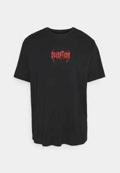 Pier One Uomo T-shirt Con Stampa - Black