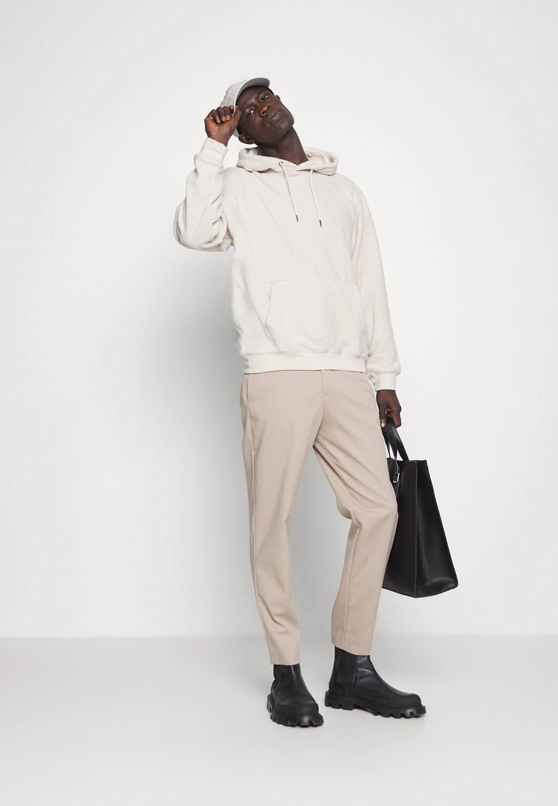 Pier One Uomo Felpa Con Cappuccio - Stone 4 Pier One Uomo Felpa Con Cappuccio - Stone - immagine 2