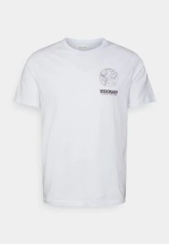 Pier One Uomo T-shirt Con Stampa - White