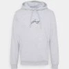 Pier One Uomo SCRIPT HOODIE - Felpa Con Cappuccio - Light Grey -Offerta Economica Pier One 818d6c976ec044b3a164af43df141b42