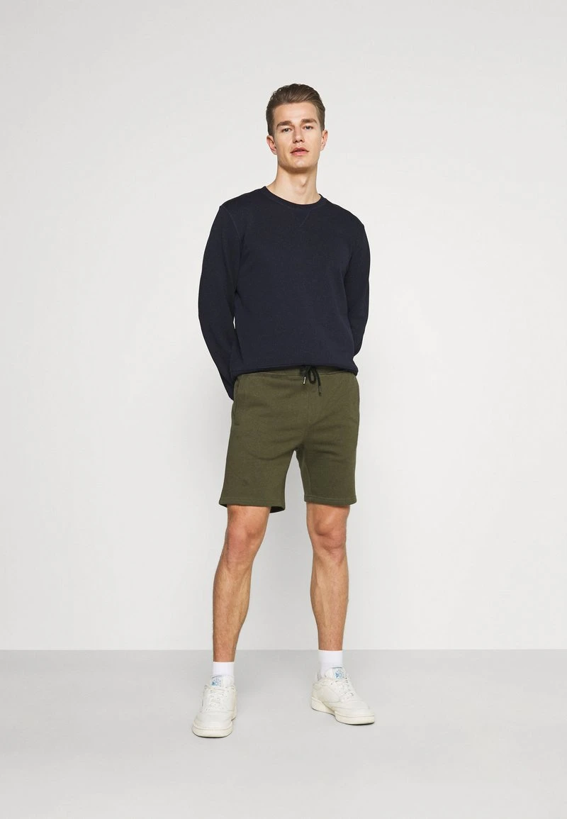 Pier One Uomo 2 PACK - Shorts - Black/olive 3 Pier One Uomo 2 PACK - Shorts - Black/olive