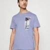 Pier One Uomo T-shirt Con Stampa - Lilac -Offerta Economica Pier One 83d7b95acafd4e95ab2a7f233b6af2e6