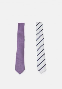 Pier One Uomo 2 PACK - Cravatta - Off-white/mauve
