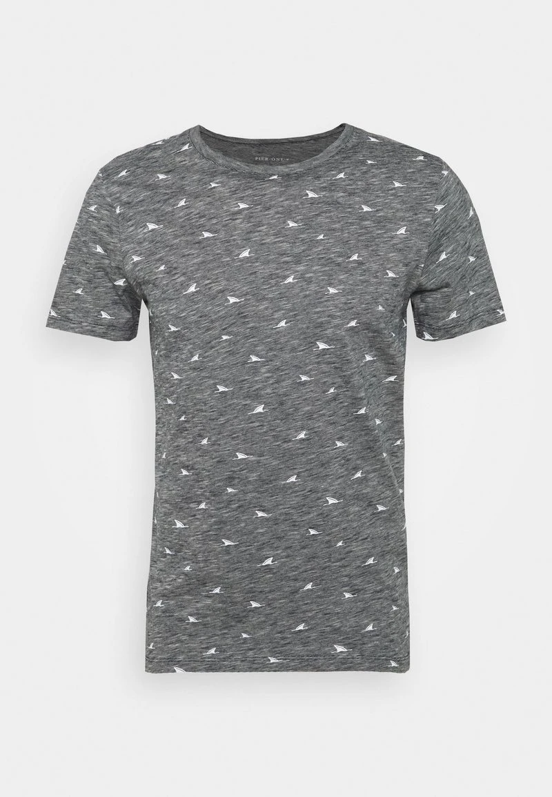 Pier One Uomo T-shirt Con Stampa - Dark Blue 3 Pier One Uomo T-shirt Con Stampa - Dark Blue