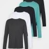 Pier One Uomo 5 PACK - Maglietta A Manica Lunga - Dark Blue/turquoise/white -Offerta Economica Pier One 852b1adeb3684c1fb9aafb1a1a50eb45