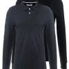 Pier One Uomo 2 PACK - Polo - Mottled Grey/black -Offerta Economica Pier One 857ba5deba5045748c8dc85c3c25635e