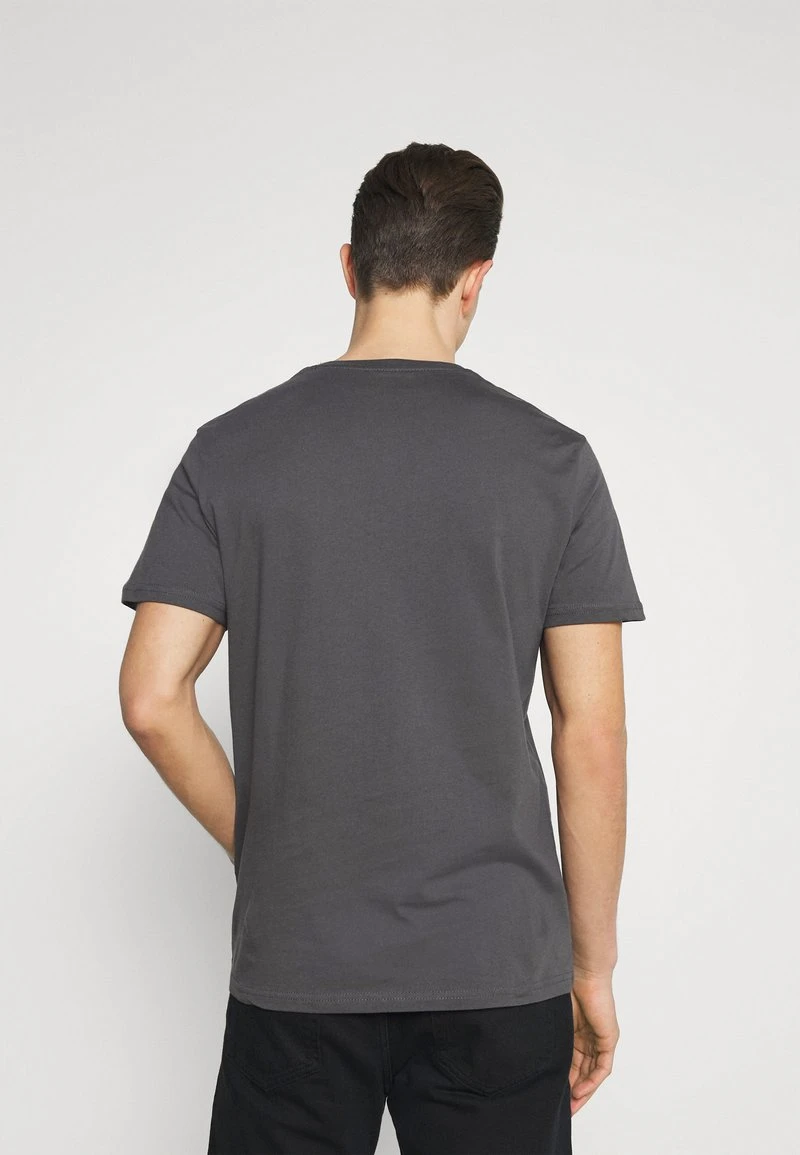 Pier One Uomo T-shirt Con Stampa - Dark Grey 5 Pier One Uomo T-shirt Con Stampa - Dark Grey - immagine 3
