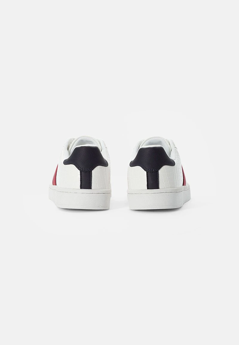 Pier One Unisex Sneakers Basse - White Red 5 Pier One Unisex Sneakers Basse - White Red - immagine 3