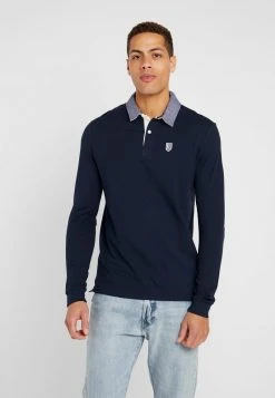 Pier One Uomo COLLAR RUGBY - Polo - Dark Blue
