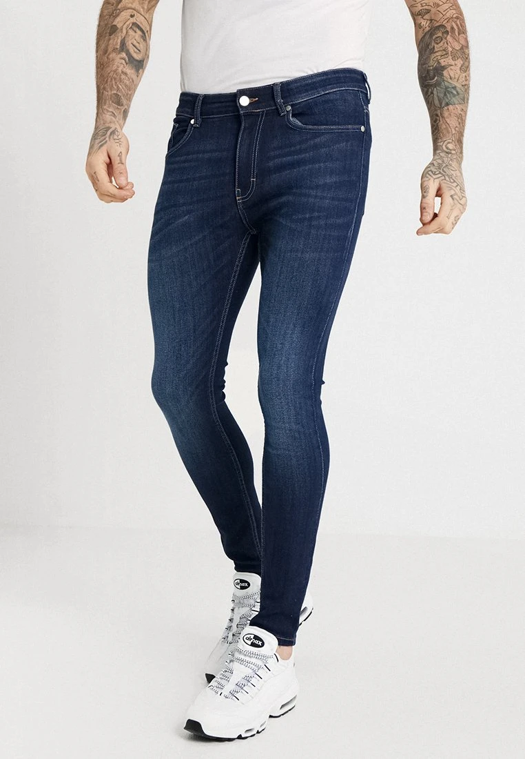 Pier One Uomo Jeans Skinny Fit - Dark-blue Denim 3 Pier One Uomo Jeans Skinny Fit - Dark-blue Denim
