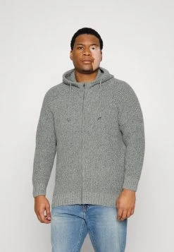 Pier One Uomo Cardigan - Mottled Light Grey