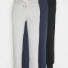 Pier One Uomo 3 PACK - Pantaloni Sportivi - Mottled Light Grey/mottled Dark Blue/black -Offerta Economica Pier One 8c3338d4b3e5412990c15e9a08401e37