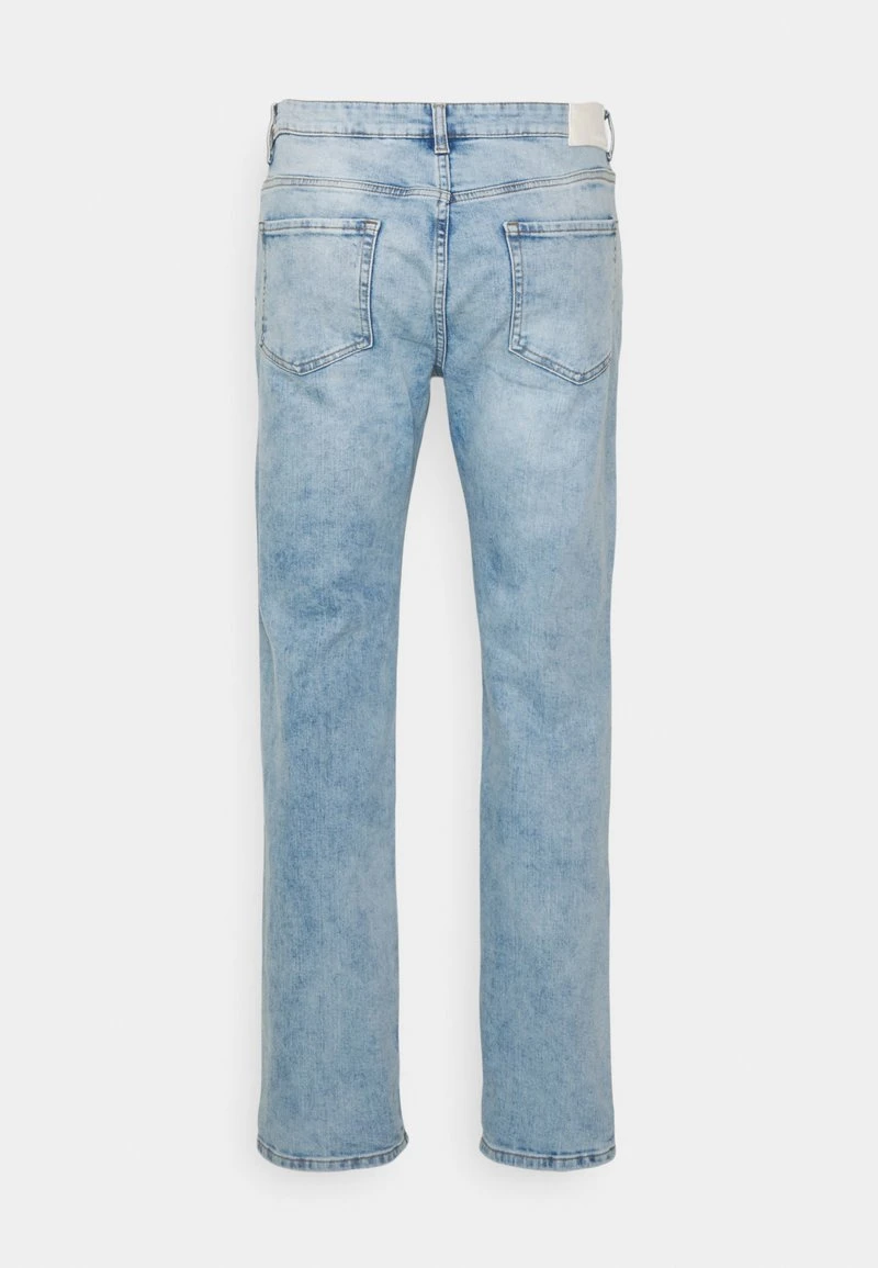 Pier One Uomo Jeans A Sigaretta - Light Blue Denim 4 Pier One Uomo Jeans A Sigaretta - Light Blue Denim - immagine 2