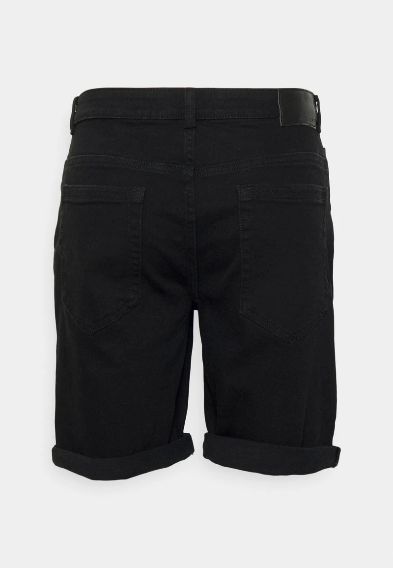 Pier One Uomo Shorts Di Jeans - Black Denim 4 Pier One Uomo Shorts Di Jeans - Black Denim - immagine 2