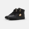 Pier One Unisex Sneakers Alte - Black/gold-coloured -Offerta Economica Pier One 906565bafc7145bea7d1ef33242229b9