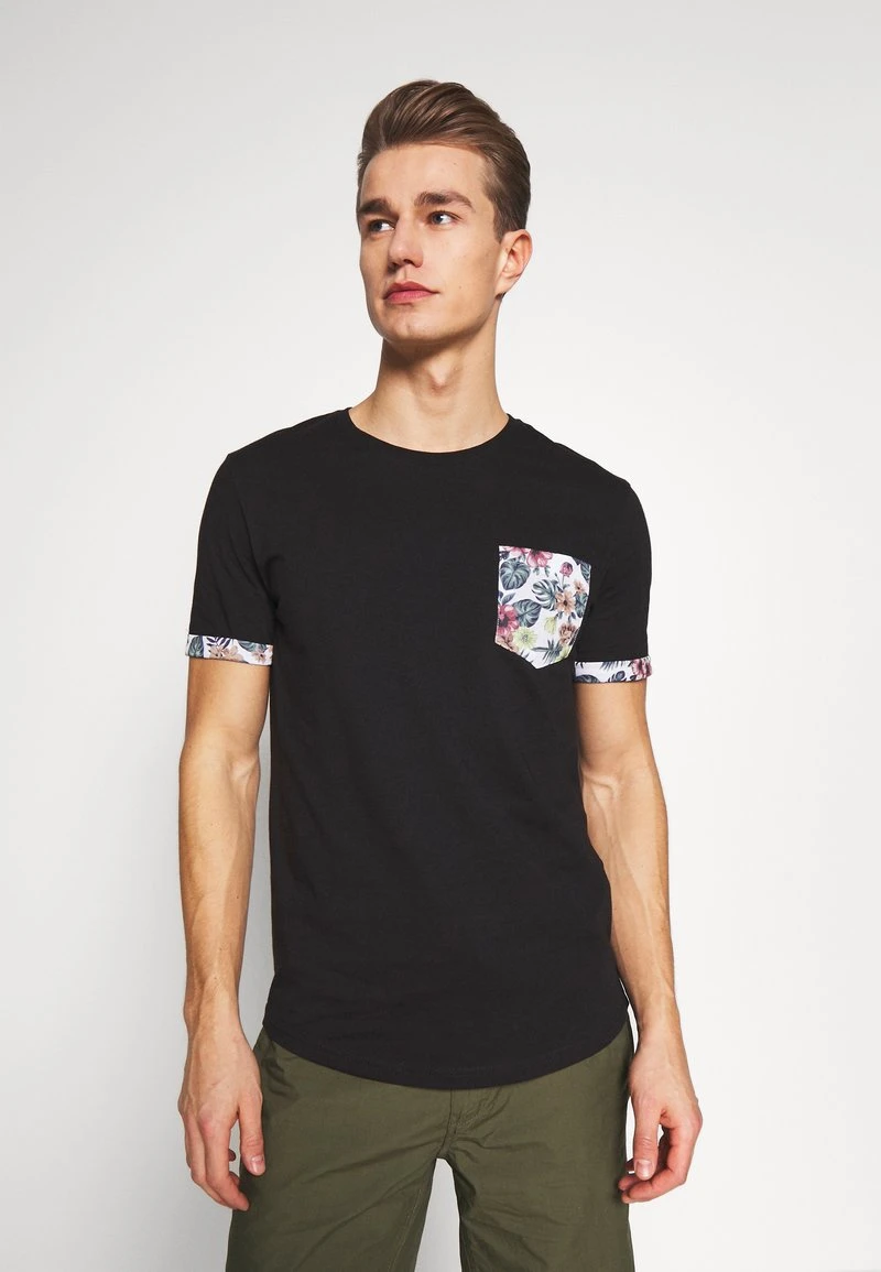 Pier One Uomo T-shirt Con Stampa - Black 3 Pier One Uomo T-shirt Con Stampa - Black