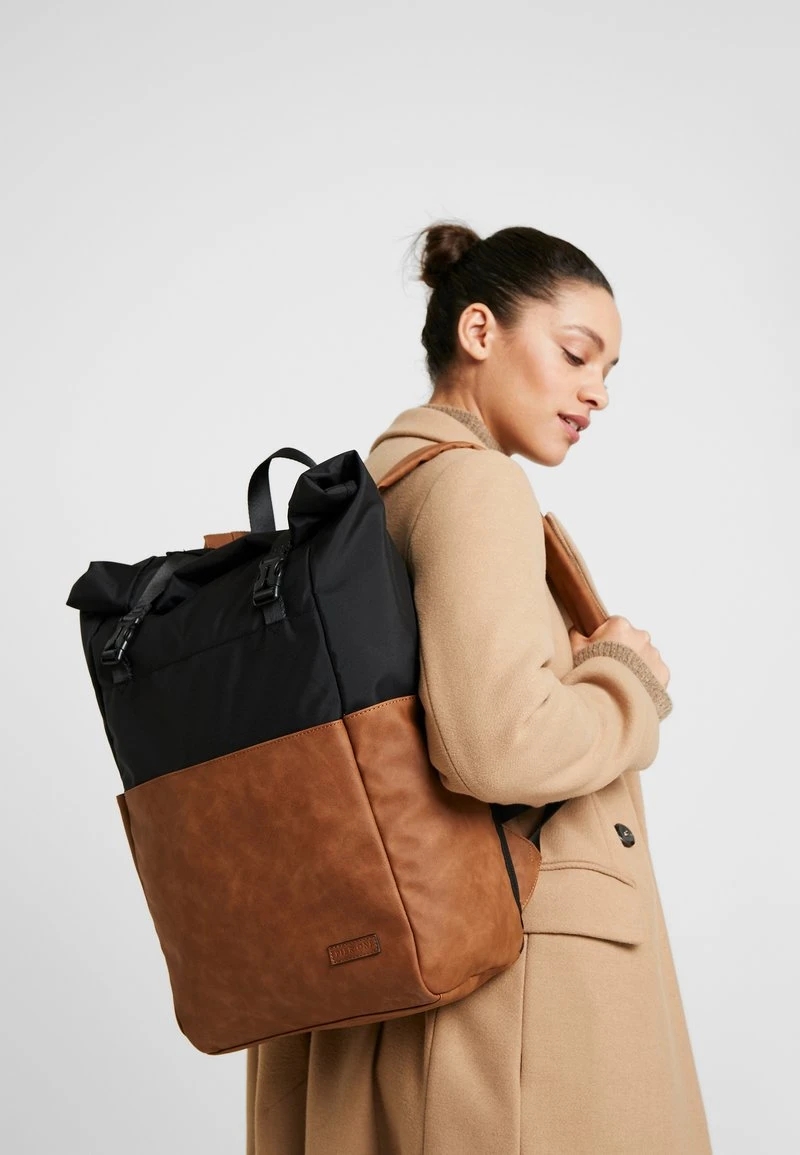 Pier One UNISEX - Zaino - Brown/black 8 Pier One UNISEX - Zaino - Brown/black - immagine 6