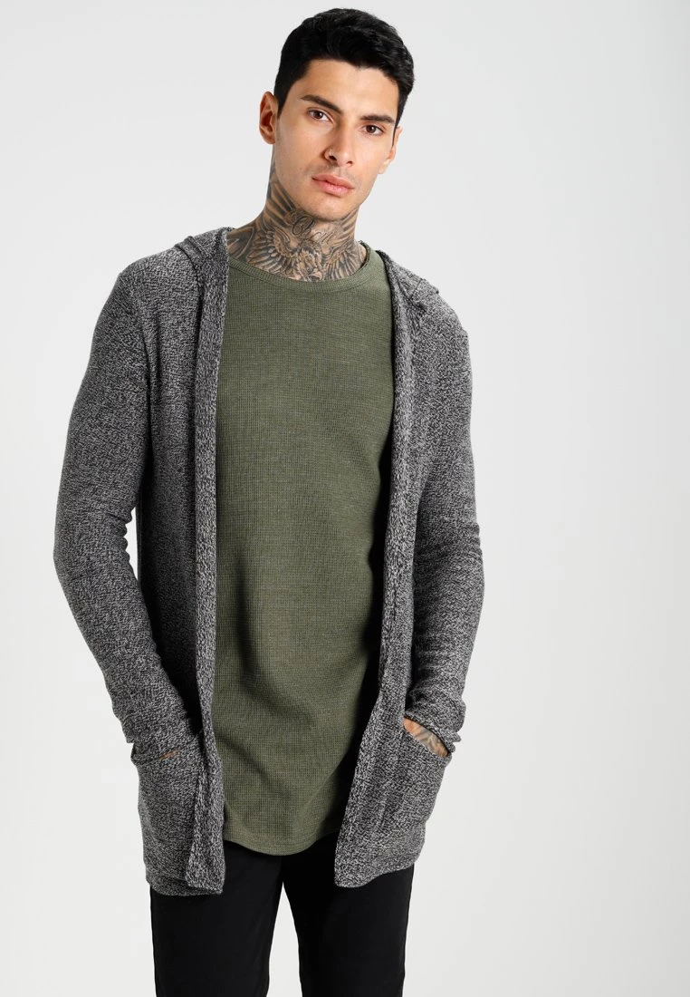Pier One Uomo Cardigan - Light Grey/black 3 Pier One Uomo Cardigan - Light Grey/black